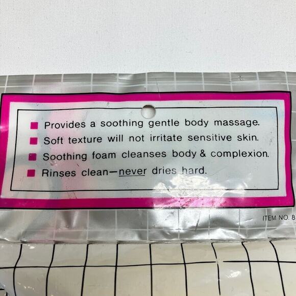 Vintage Magla Bath Sponge Beauty Care for the Body New in Package Made in USA - Picture 3 of 4